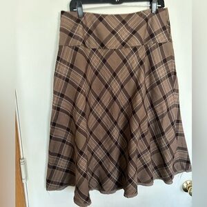 East 5th plaid 14  skirt